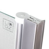 Штора на ванну Lidz Brama SS80x140R.CRM.FR скло Frost 6 мм, права Штора на ванну Lidz Brama SS80x140R.CRM.FR скло Frost 6 мм, права