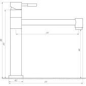 Смеситель для кухни Globus Lux ALPEN SHG-203P