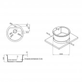 Кухонная мойка Qtap CS D510 Grey (QTD510GRE471)