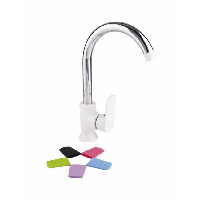 Смеситель для кухни Qtap Polaris WHI 007F Смеситель для кухни Qtap Polaris WHI 007F