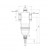 Самопромивний фільтр Icma 1" 1/2 №745