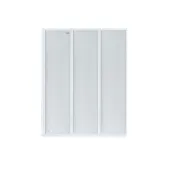 Штора на ванну Qtap Gemini WHI401114RP4 скло Pear 4 мм, 110x140 см