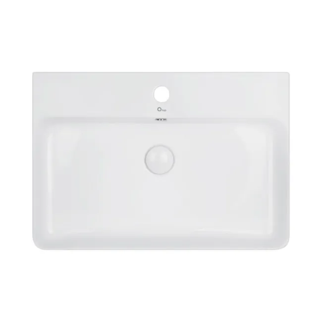 Раковина Qtap Nando 600х420х130 White с донным клапаном QT1211K404W Раковина Qtap Nando 600х420х130 White с донным клапаном QT1211K404W