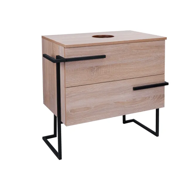 Тумба підлогова Qtap Taurus 700х616х437 Whitish oak зі стільницею QT2480TNT703WO Тумба підлогова Qtap Taurus 700х616х437 Whitish oak зі стільницею QT2480TNT703WO