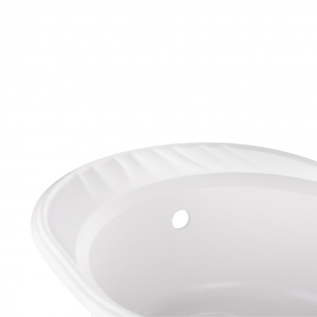 Кухонная мойка Qtap CS 6151 White (QT6151WHI650)