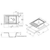 Кухонна мийка Qtap CS 7751 Grey (QTCS7751GRE) Кухонна мийка Qtap CS 7751 Grey (QTCS7751GRE)