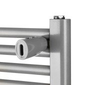 Сушарка рушників водяна Qtap Evia (SIL) P18 1000x500 HY