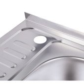 Кухонная мойка Lidz 6050-R 0,6 мм Decor (LIDZ6050R06DEC)