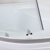 Душевая кабина Lidz Latwa SC90x90.SAT.HIGH.TR, стекло прозрачное 4 мм