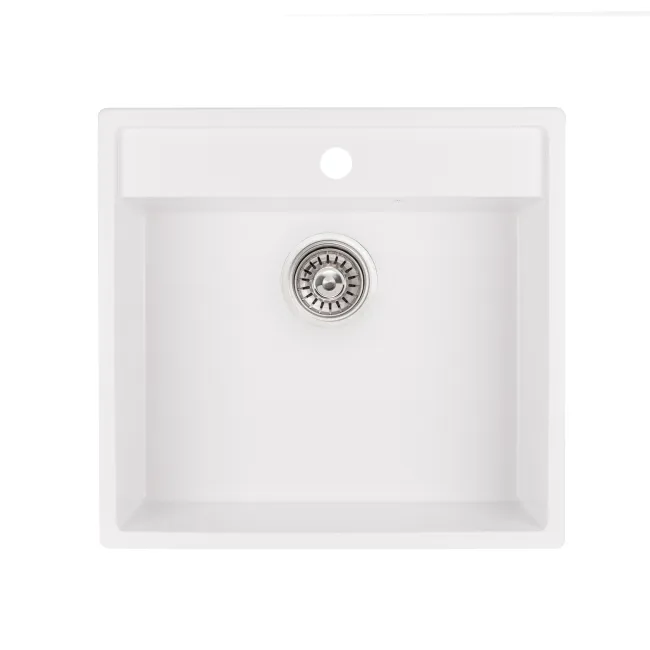 Кухонная мойка Qtap CS 5250 White (QT5250WHI650)