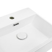 Раковина Qtap Nando K 410х355х125 White с донным клапаном QT12117041KW