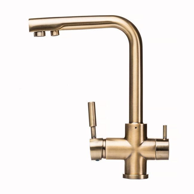Смеситель для кухни под осмос Globus Lux GLLR-0888-BRONZE 2