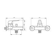 Змішувач для ванни Brinex 35W 006