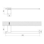 Полотенцедержатель Lidz (CRM) 123.01.05 Полотенцедержатель Lidz (CRM) 123.01.05