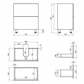 Тумба підлогова Qtap Tern 700х725х437 White QT1773TNL701W