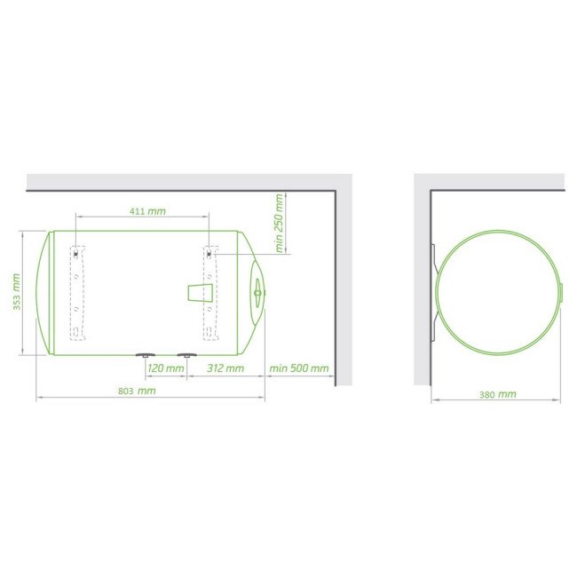 Водонагрівач Tesy Bilight 50 л, мокрий ТЕН 2,0 кВт (GCH503520B12TSR) 300387 Водонагрівач Tesy Bilight 50 л, мокрий ТЕН 2,0 кВт (GCH503520B12TSR) 300387