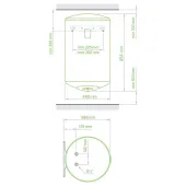 Водонагрівач Tesy Anticalc 80 л, сухий ТЕН 1,2 кВт (GCV804424DD06TS2R) 302984