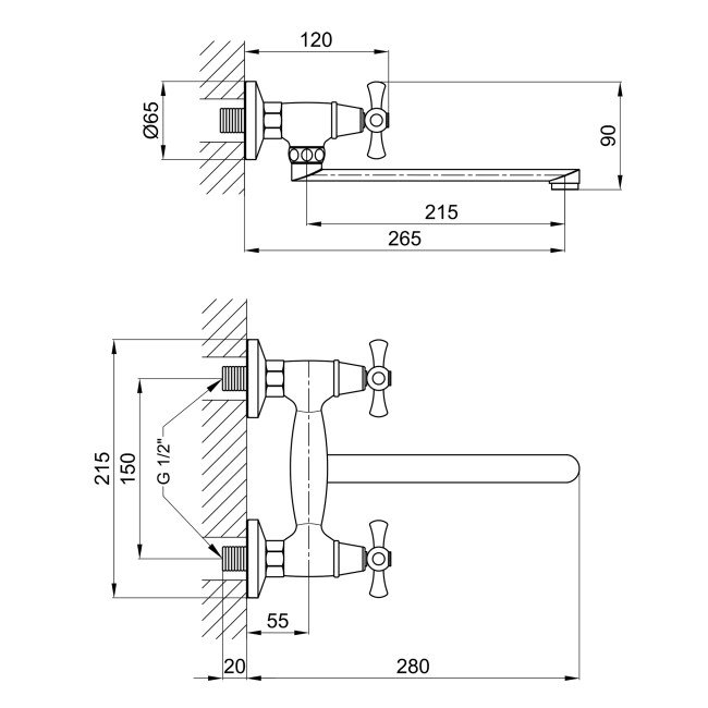 Смеситель для кухни Lidz (CRM) 75 21 361 2