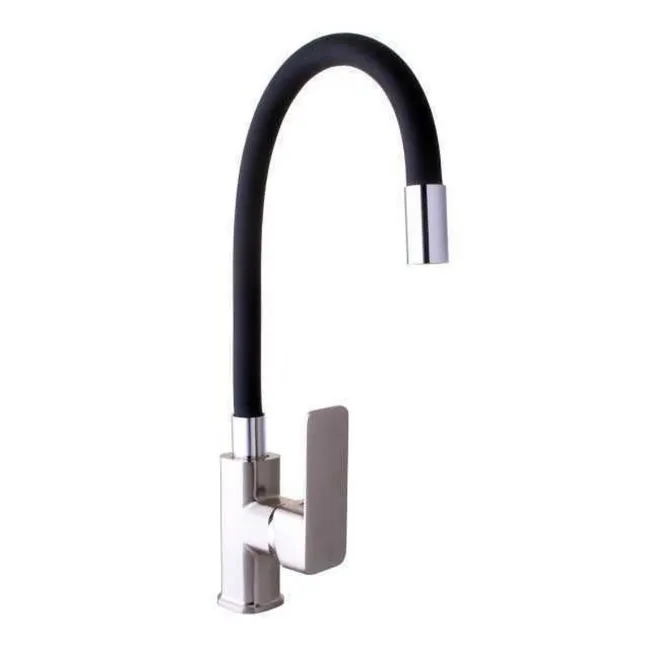 Змішувач для кухні DOMINO MALIBU DMM-203 LR-StSTEEL-BLACK 2 Змішувач для кухні DOMINO MALIBU DMM-203 LR-StSTEEL-BLACK 2