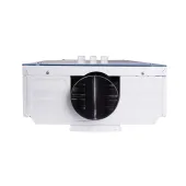 Колонка газова димохідна Aquatronic JSD20-AG308 10 л режим Зима/Літо, панель скляна з малюнком пляж