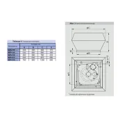 Даховий вентилятор Binetti WFH 40-32-4E