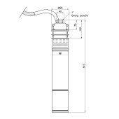 Насос заглибний вихровий Womar 4SKM-150 1,1 кВт з пультом