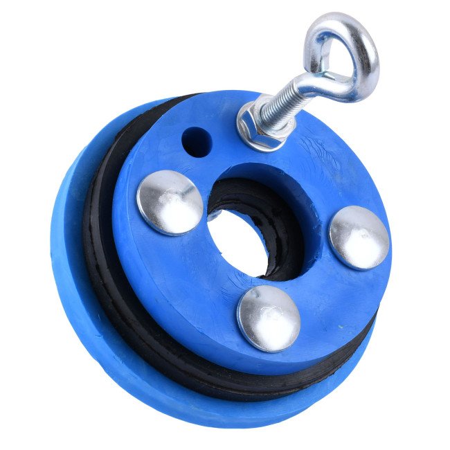 Оголовок синій для свердловини 125*32 мм