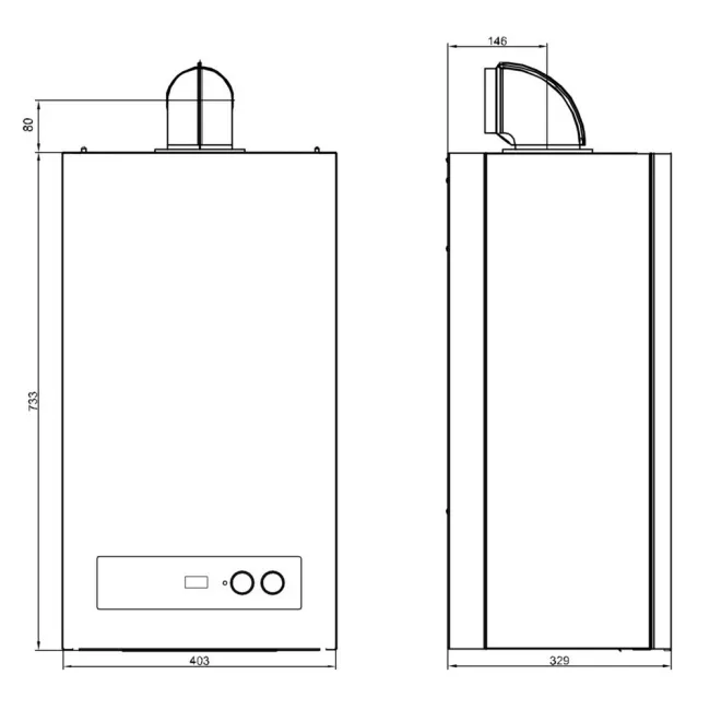 Котел газовий Airfel DigiFEL DUO 18 кВт двоконтурний 2 Котел газовий Airfel DigiFEL DUO 18 кВт двоконтурний 2