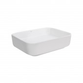 Раковина-чаша Qtap Tern 500x390x140 White с донным клапаном QT17112195W