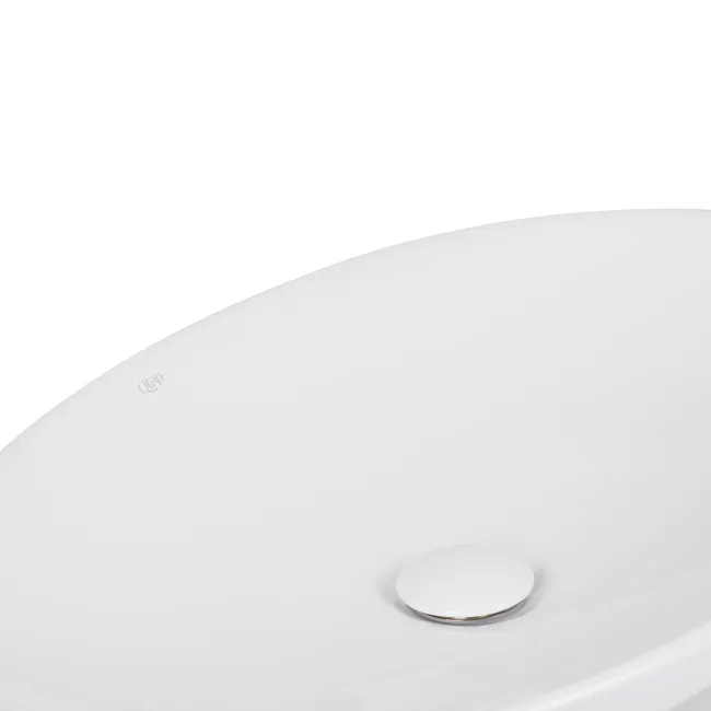 Раковина-чаша Qtap Dove 680х420х120 White с донным клапаном QT0611K160W