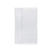 Душевая дверь в нишу Qtap Pisces WHI2011-12.CP5 110-120x185 см, стекло Pattern 5 мм