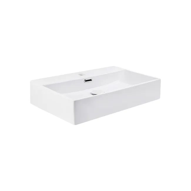 Раковина Qtap Nando K 600х355х125 White с донным клапаном QT12117060KW
