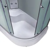 Гідромасажний бокс Lidz Tani SBM120x80L.SAT.HIGH.FR, скло Frost 4 мм