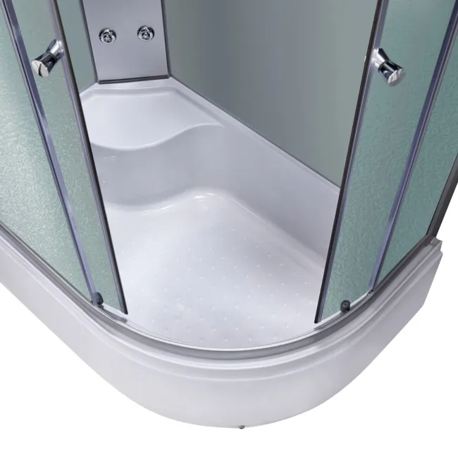 Гідромасажний бокс Lidz Tani SBM120x80L.SAT.HIGH.FR, скло Frost 4 мм