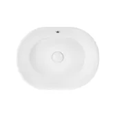 Раковина-чаша Qtap Robin 505х385х190 White с донным клапаном QT1311A025W