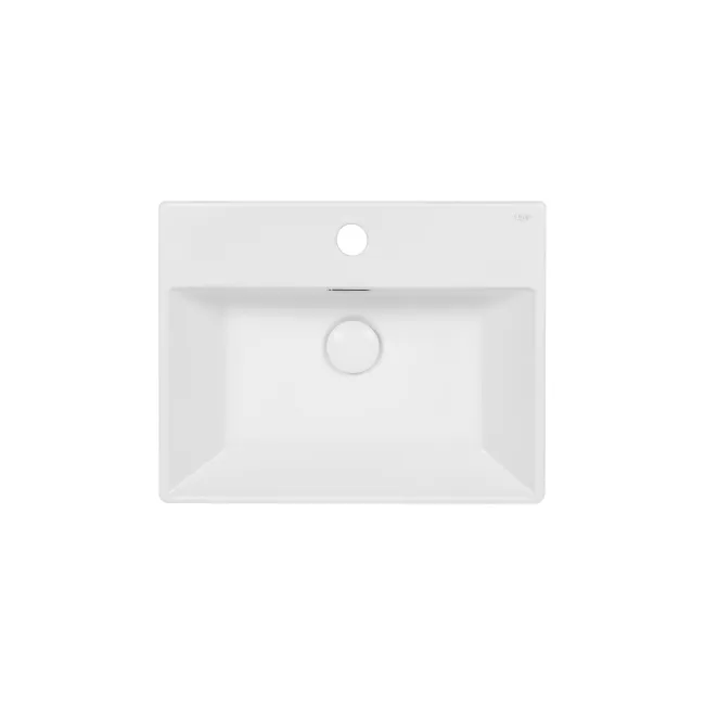 Раковина Qtap Nando K 410х355х125 White с донным клапаном QT12117041KW Раковина Qtap Nando K 410х355х125 White с донным клапаном QT12117041KW