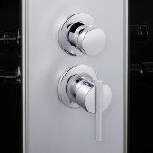 Гідромасажний бокс Lidz Tani SBM90x90.SAT.HIGH.GR з піддон Kupala