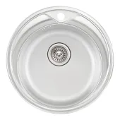 Кухонна мийка Qtap D510 0,8 мм Satin (QTD510SAT08)
