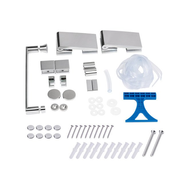 Душова кабіна Qtap Virgo CRM1099AC8 90х90 см, скло Clear 8 мм без піддона