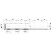 Колектор Icma 3/4" 5 виходів №1102