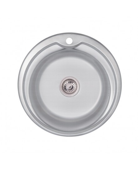 Кухонна мийка Lidz 510-D 0,6 мм Decor (LIDZ510D06DEC160)