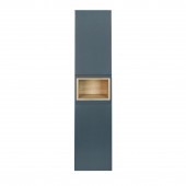 Пенал подвесной Qtap Robin N 350х1650х316 Graphite/Whitish oak QT1376PP16520RGWO