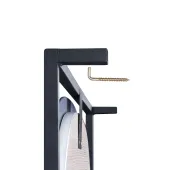 Дзеркало Qtap Taurus 600х850х1400 Black/Whitish oak з LED-підсвічуванням