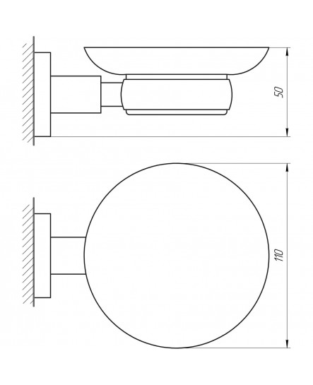 Мильниця Perfect Sanitary Appliances SP 8122