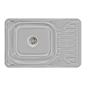 Кухонна мийка Lidz 6642 0,8 мм Micro Decor (LIDZ664208MICDEC)