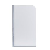 Штора на ванну Lidz Brama SS80x140L.CRM.FR стекло Frost 6 мм, левая