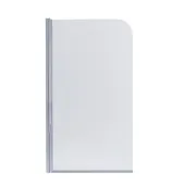 Штора на ванну Lidz Brama SS80x140L.CRM.FR стекло Frost 6 мм, левая