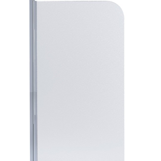 Штора на ванну Lidz Brama SS80x140L.CRM.FR стекло Frost 6 мм, левая