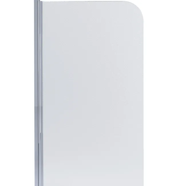 Штора на ванну Lidz Brama SS80x140L.CRM.FR стекло Frost 6 мм, левая