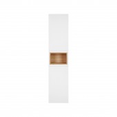 Пенал подвесной Qtap Robin 350х1650х316 White/Whitish oak QT1376PP1651RWWO